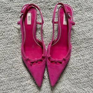 Vintage Prada Kitten Heels - 6/6.5
